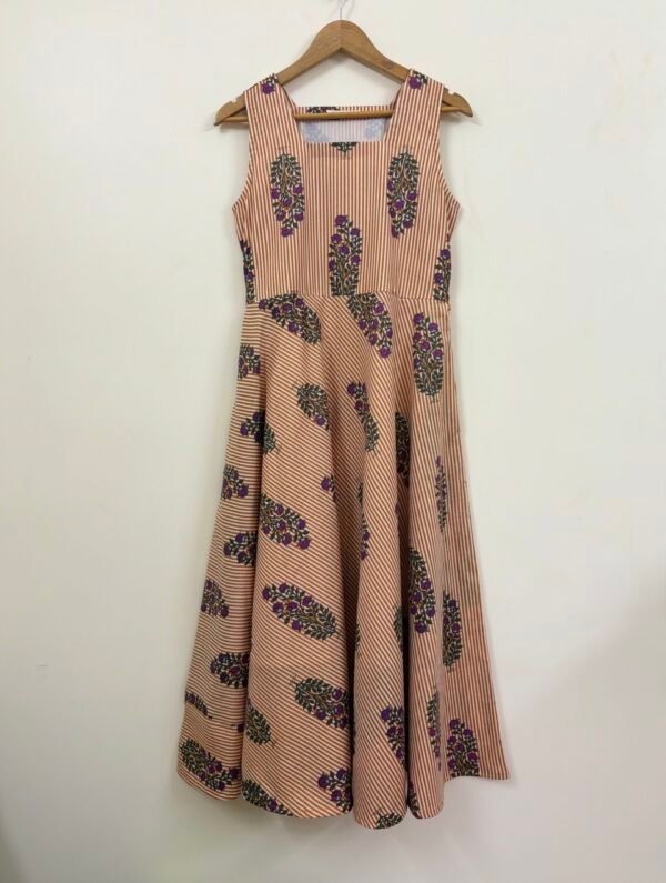 Orange Floral Dress
