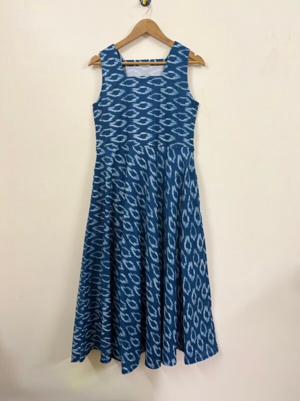 Blue - White Dress