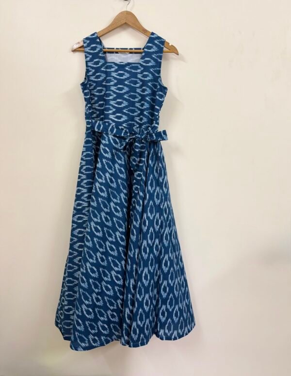 Blue - White Dress