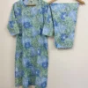 Blue-Green Co-ord Set