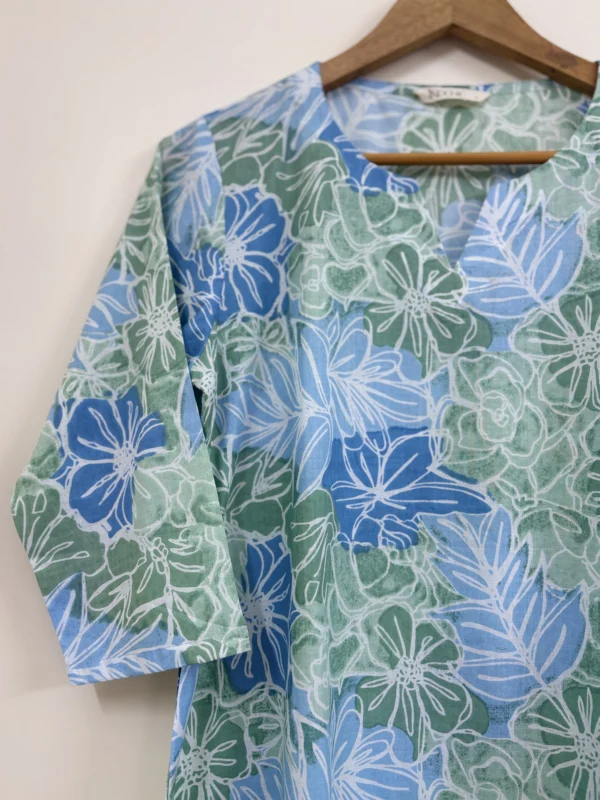 Blue-Green Co-ord Set