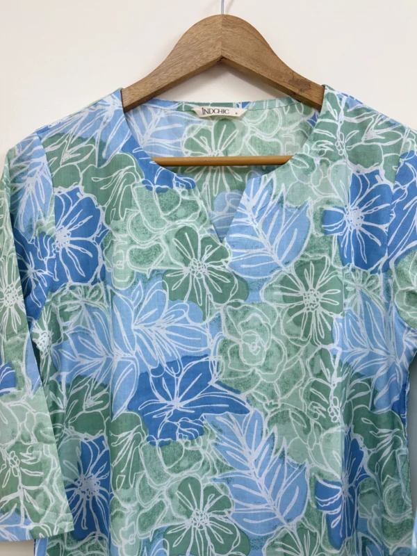 Blue-Green Co-ord Set
