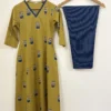 Tea Cup Motif Kurta Set