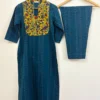 Indigo Blue - Kalamkari Yoke Co-ord Set