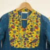 Indigo Blue - Kalamkari Yoke Co-ord Set