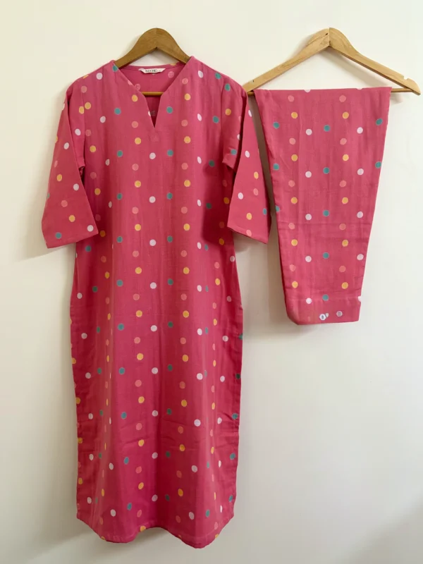 Blush Pink Polka Co-ord Set