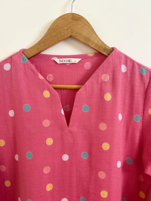 Blush Pink Polka Co-ord Set