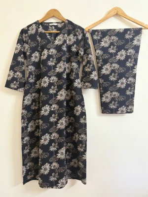 Black floral Co-ord Set