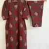 Brown - Circled Red Co-ord Set