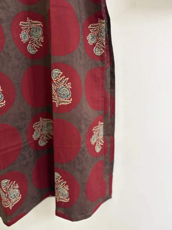 Brown - Circled Red Co-ord Set