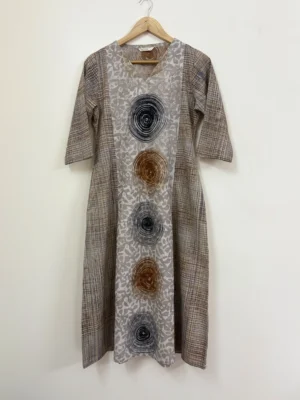 Spiral Handblock Print Kurta