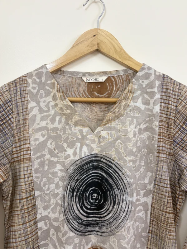 Spiral Handblock Print Kurta