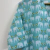Sea Blue - Elephant Print Co-ord Set