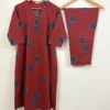 Red Insta Logo Co-ord Set