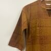 Brown - Burgundy Checks Dress