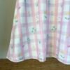 Pastel Pink Floral Checks Kurta Set