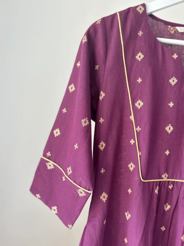Purple Woven Co-ord Set