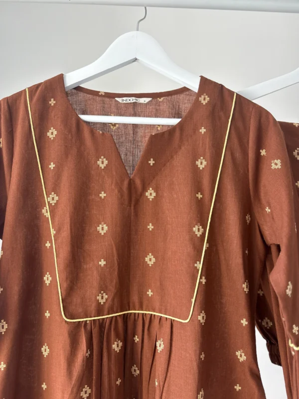 Coffee Brown Woven Co-ord Set