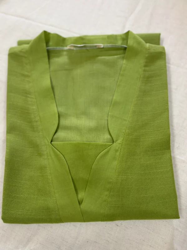 Lime Green Linen Cotton Set