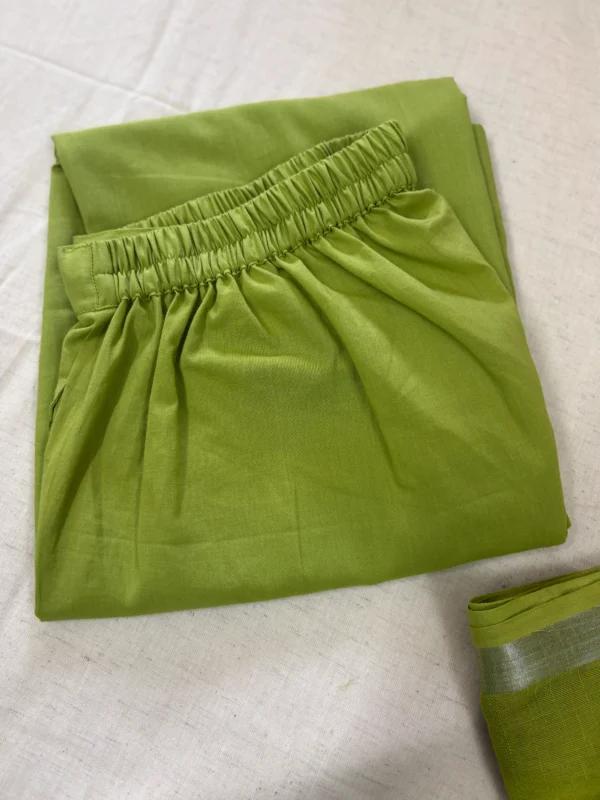 Lime Green Linen Cotton Set