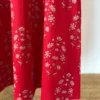 Red Handblock Printed Set - Kota doriya dupatta