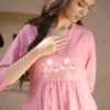 Blush Pink Embroidered Kurta Set