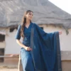 Indigo Blue Lurex Set