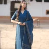 Indigo Blue Lurex Set