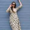 Grey - Off White Kurta Set