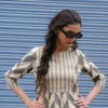 Grey - Off White Kurta Set