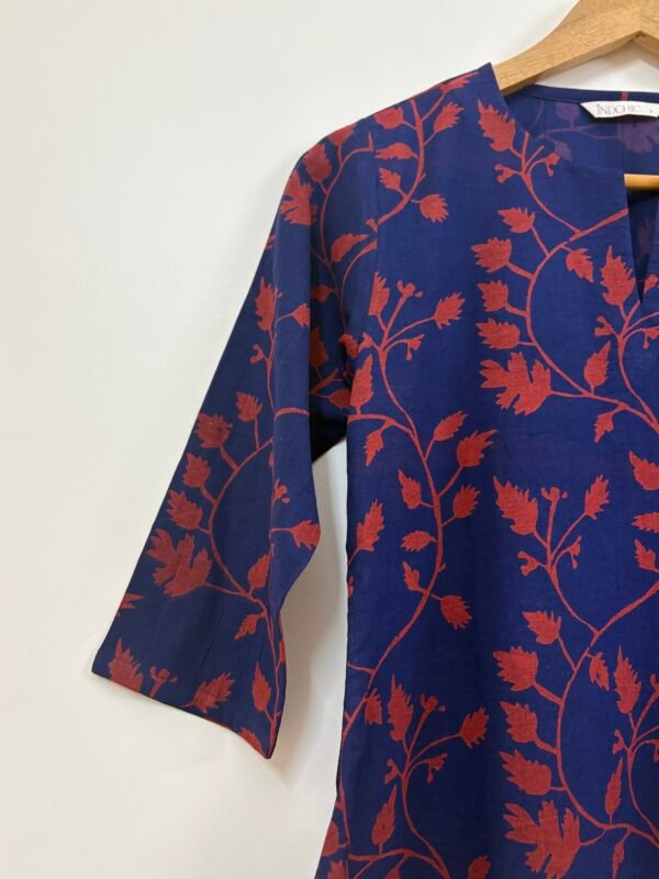 Handblock Printed Blue Co-ord Set