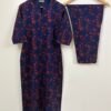 Handblock Printed Blue Co-ord Set