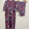 Lavender floral Co-ord Set