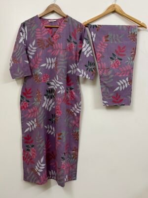 Lavender floral Co-ord Set