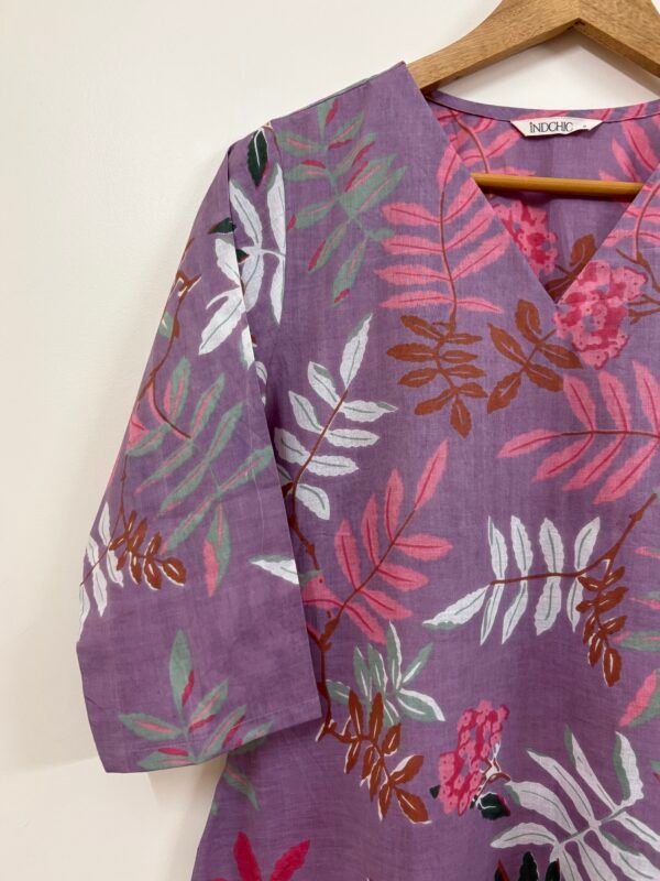 Lavender floral Co-ord Set