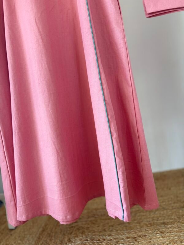 Blush Pink Kota Dupatta Set