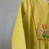 Yellow Floral Embroidered Co-ord Set
