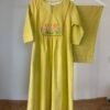 Yellow Floral Embroidered Co-ord Set