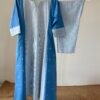Blue Stripes Panel Kurta Set