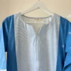 Blue Stripes Panel Kurta Set