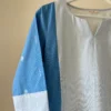 Blue Stripes Panel Kurta Set