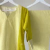 Neon Stripes Panel Kurta Set
