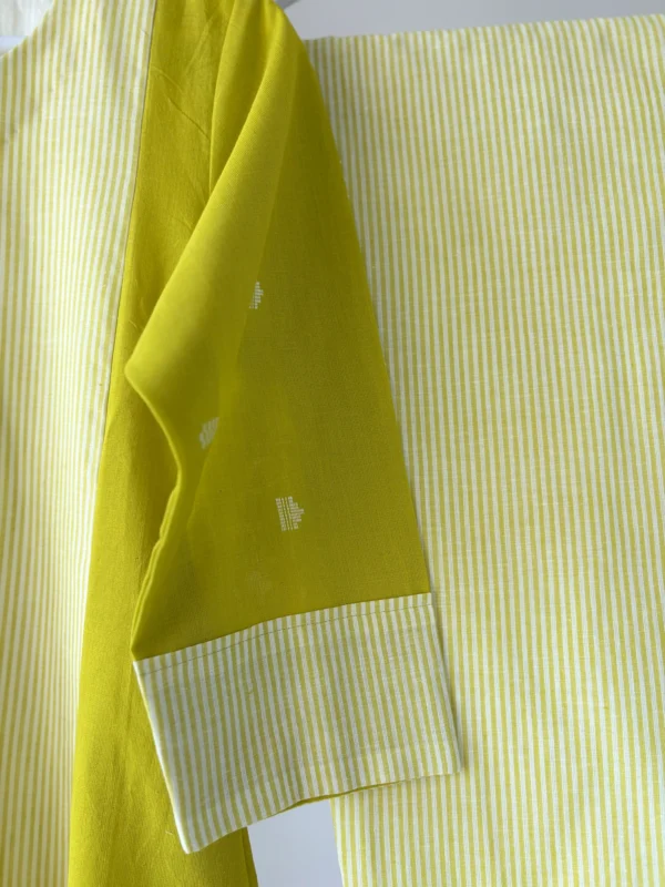 Neon Stripes Panel Kurta Set