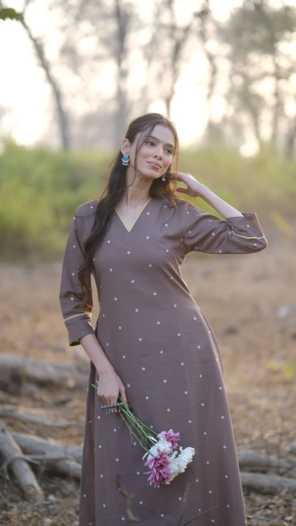 Greyish Brown Co-ord Set