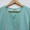 Sea Green Lurex Kurta Set
