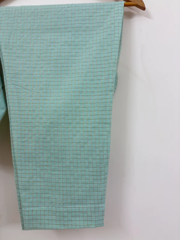 Sea Green Lurex Kurta Set