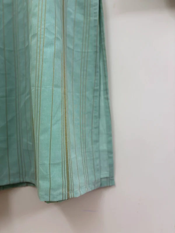 Sea Green Lurex Kurta Set