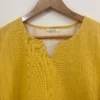Yellow Lurex Kurta Set