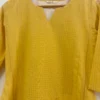 Yellow Lurex Kurta Set