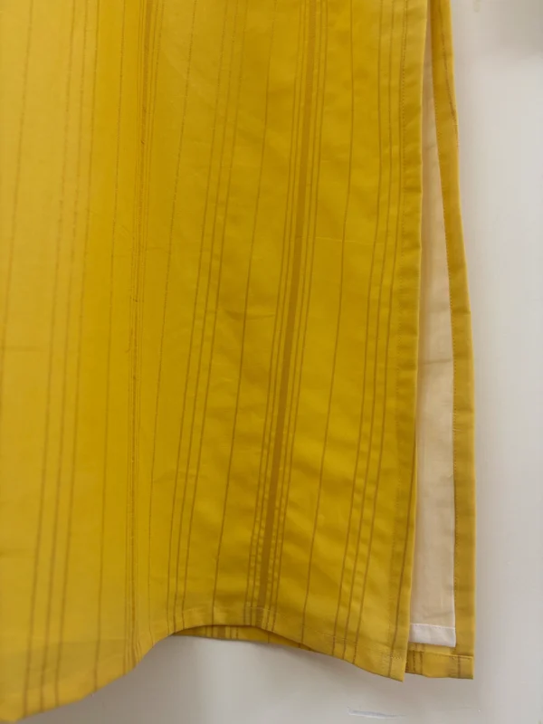 Yellow Lurex Kurta Set